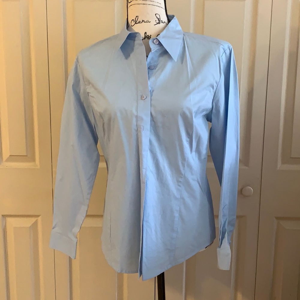 Ladies LS Button Down Oxford